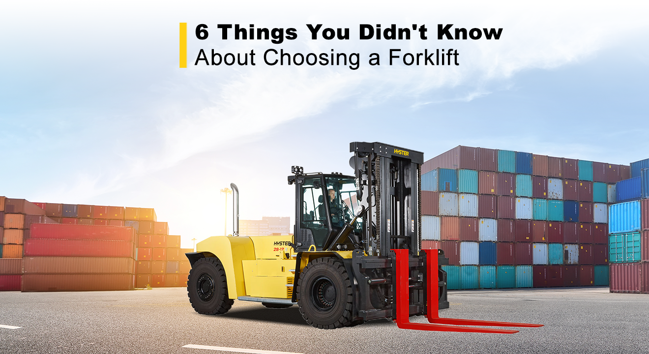 6 Things You Didn't Know About Choosing A Forklift