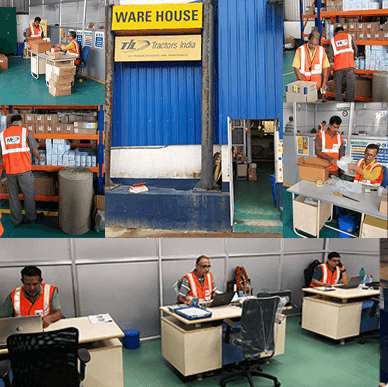 TIL parts warehouse for genuine crane spare parts