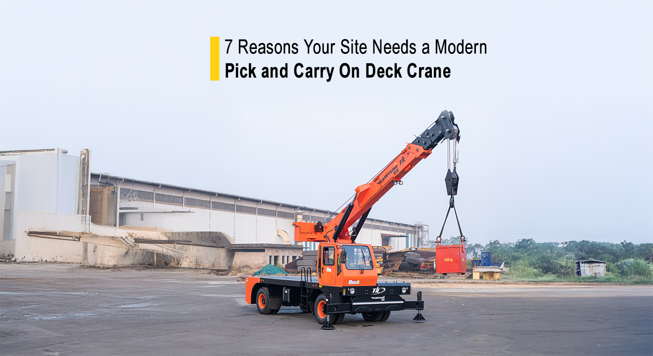 7 Reasons Your Site Needs A Modern Pick and Carry On Deck Crane